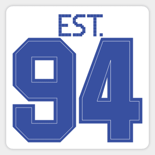 Est. 94 blue Sticker